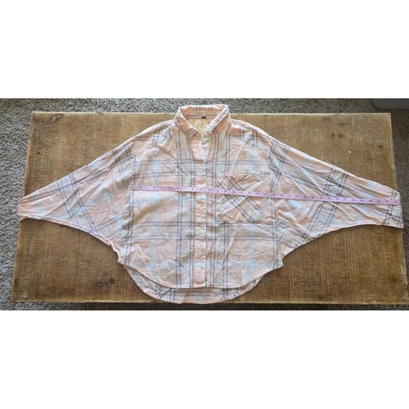 Free People cropped button up top women's size XS - Picture 8 of 10